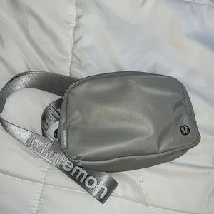 Gray lululemon belt bag